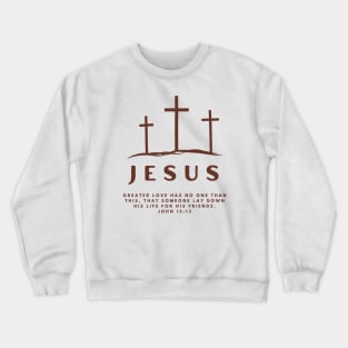 Calvary Crosses Crewneck Sweatshirt